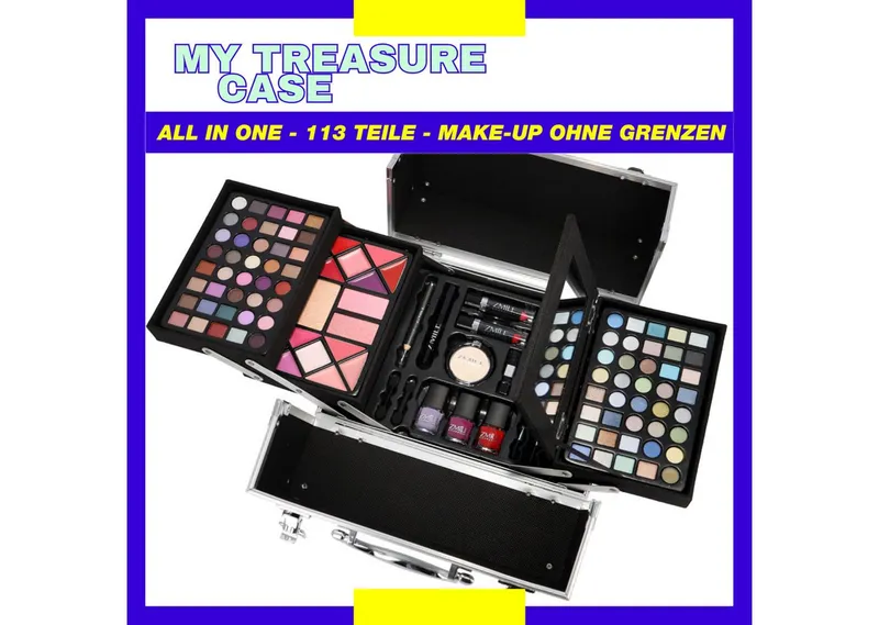 ZMILE COSMETICS Kosmetik-Koffer My Treasure Case, 113-tlg., mit veganer Formulierung, Bunt, – Produktbild 3 von 5