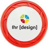 Wurfscheibe inkl. 4-farbigem Aufdruck, rot – Produktbild 1 von 1