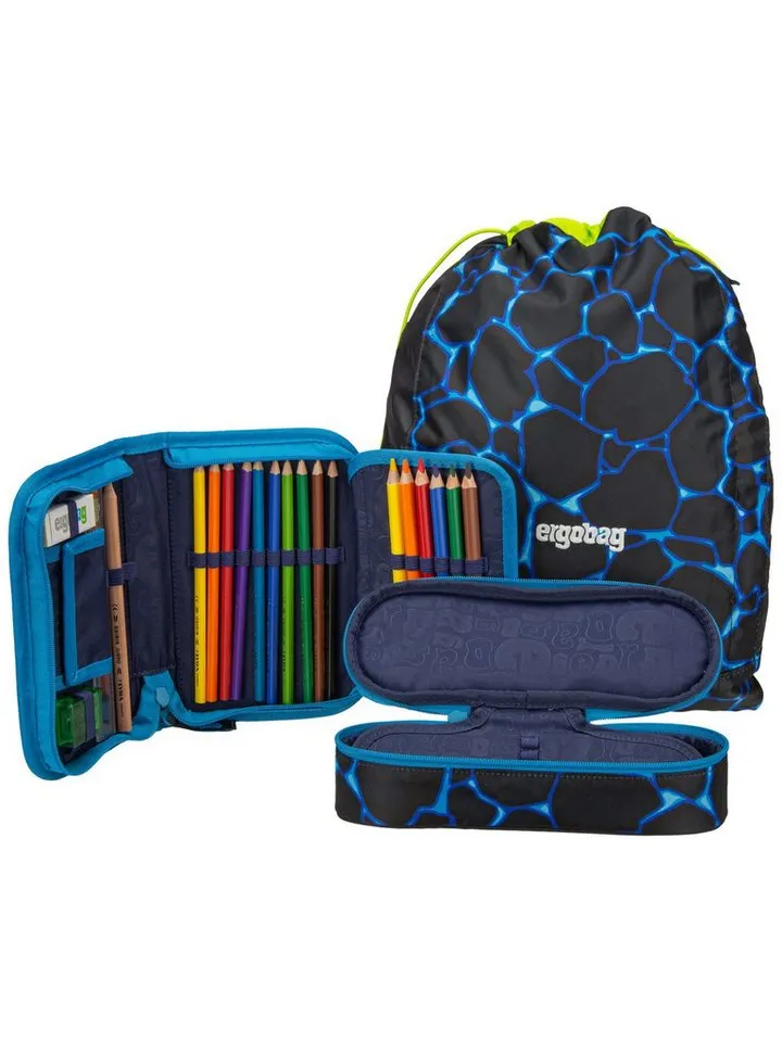 Ergobag Ergobag Schulranzen cubo Set COLOR FLASH, Blau, – Produktbild 6 von 8
