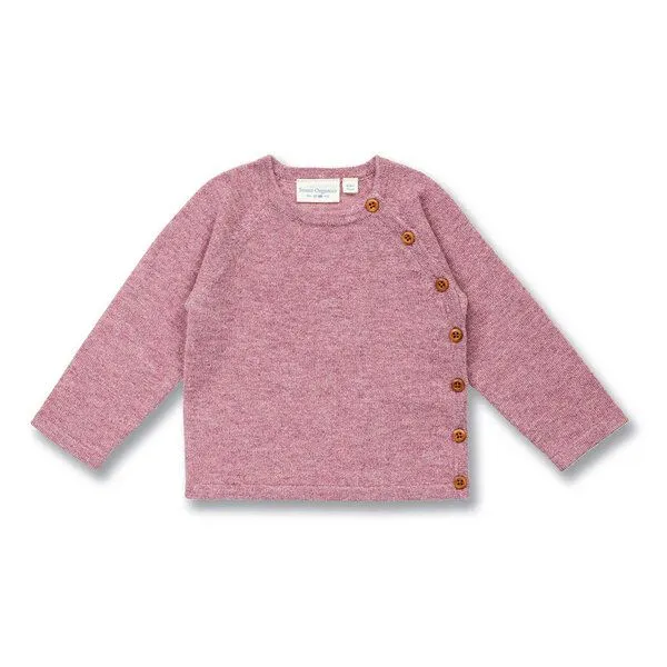 Sense Organics Sense Organics Wickeljacke aus Merinowolle, Modell P. PICASSO, Mauve melange, – Produktbild 1 von 3