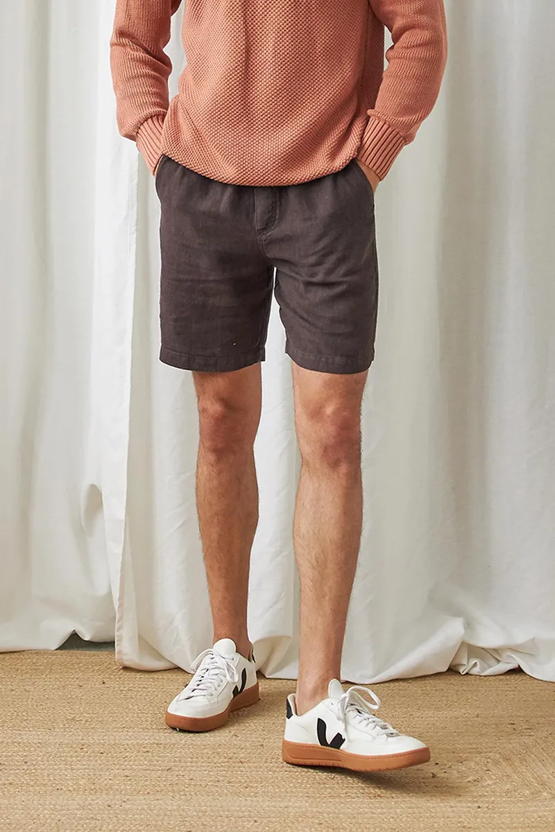 TWOTHIRDS TWOTHIRDS Herren vegan Shorts Bagaat Braun Erde, Braun, – Produktbild 1 von 2