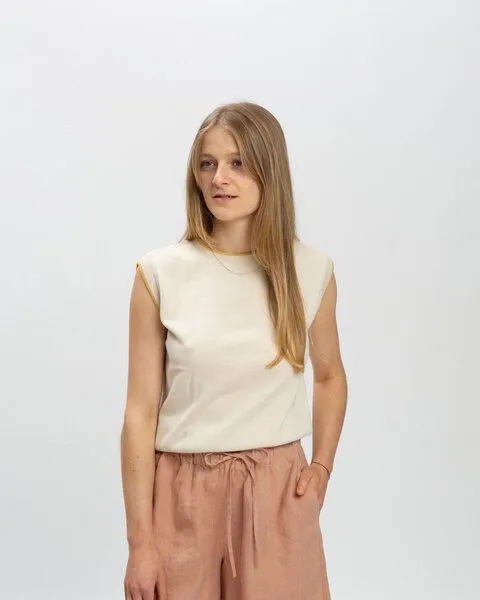MATONA Matona Pullunder aus Baumwolle für Frauen / Cotton Knit Top, Sand, – Produktbild 1 von 4