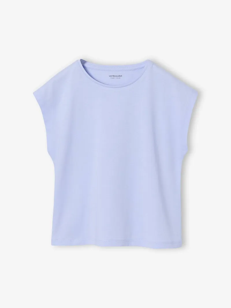 Vertbaudet 3er-Pack Mädchen T-Shirts BASIC, Hellblau, – Produktbild 4 von 4