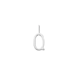 Design Letters Initial Anhänger A–Z 10mm – Silber – Produktbild 1 von 1