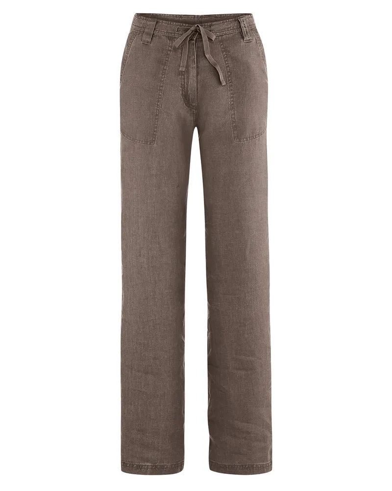 HempAge Hempage Damen vegan Hose Airy Summer Staubbraun, Braun, – Produktbild 1 von 1