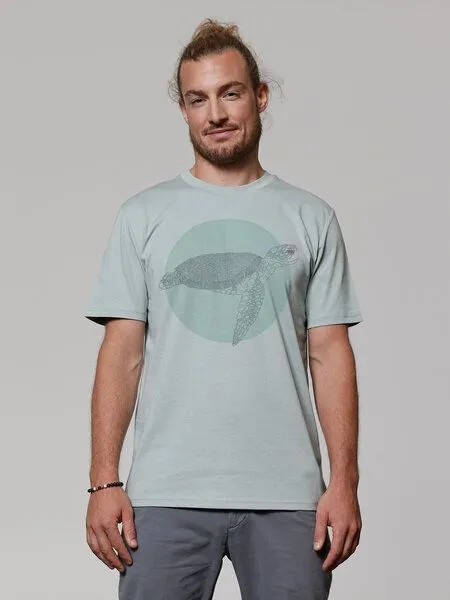 watapparel watapparel T-Shirt Unisex Meeresschildkröte, Aloe, – Produktbild 2 von 4