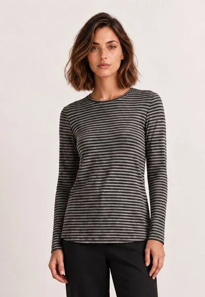 LANA Organic LANA Organic Bio Langarmshirt, Modell Iblis, Hazel - natur, – Produktbild 2 von 4