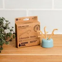 Hydrophil HYDROPHIL Nachhaltige Zahnseide Sticks | Flosser | aus Bambus | 20 Stück – Produktbild 1 von 1