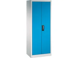 C+P C+P Stahlschrank mit Flügeltüren "Acurado" H1950xB700xT500mm, Lichtgrau/Lichtblau – Produktbild 1 von 1