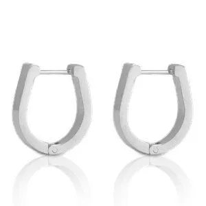 ELEKTROPULLI Elektropulli Bogen Ohrringe 17mm, Silber, – Produktbild 1 von 1