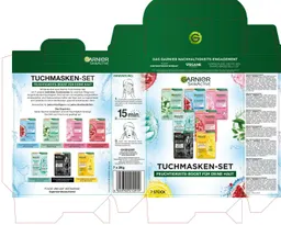Garnier Garnier Tuchmaske SKIN ACTIVE TUCHMASKEN-SET Set, 7-tlg., mit sieben regenerierenden Masken, für Gesicht und alle Hauttypen – Produktbild 1 von 1