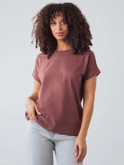 Honest Basics Honest Basics Damen Flügelärmeln T-Shirt aus Bio- und recycelter Baumwolle – Produktbild 1 von 1