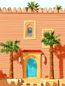 Photocircle Photocircle Poster / Leinwandbild - The Blue Door – Produktbild 1 von 1