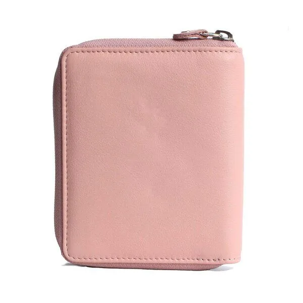 Vargu Vargu Echtleder Geldbörse WENS 1-A, Light pink - purple, – Produktbild 4 von 4