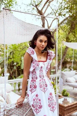 Haus of Namaste Haus of Namaste Midikleid aus Bio-Baumwolle – handbedruckt mit veganen Farben – Produktbild 1 von 1