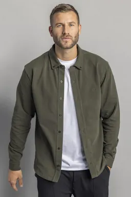 DIRTS DIRTS Herren vegan Shirt Jersey Moosgrün – Produktbild 1 von 1