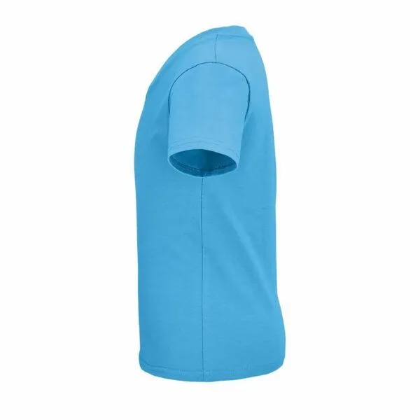 Sol's Sol's Kinder T-Shirt Pioneer aus Bio - Baumwolle, Aqua, – Produktbild 3 von 3