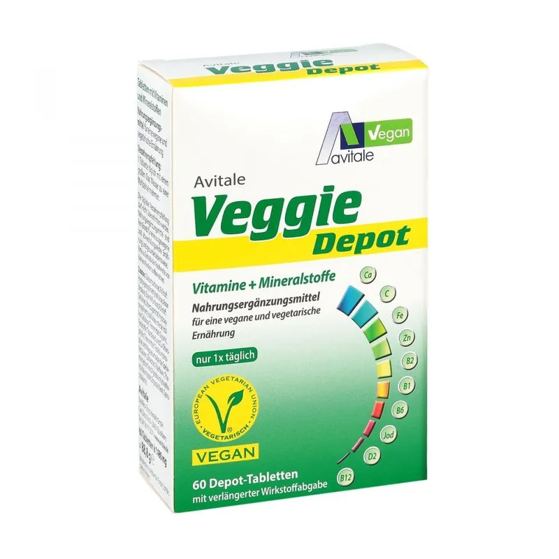 Avitale Veggie Depot Vitamine+Mineralstoffe Tabletten – Produktbild 1 von 1