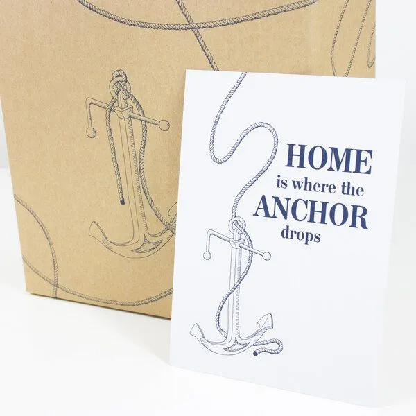 Bow & Hummingbird Bow & Hummingbird Postkarte Home is ... – Produktbild 2 von 2