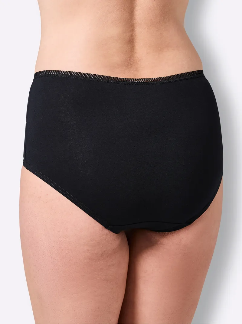wäschepur Taillenslip schwarz, Schwarz, – Produktbild 3 von 3