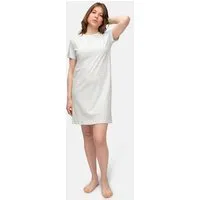 greenjama greenjama Sleepshirt mit Leinen-Anteil, GOTS-zertifiziert, Air(blau), – Produktbild 1 von 1