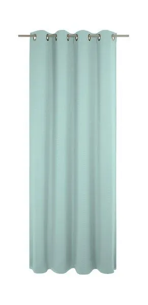 Nature by Adam Nature by Adam Vorhang aus 100% Bio-Baumwolle - Made in Germany - Uni Collection, Türkis, – Produktbild 3 von 7