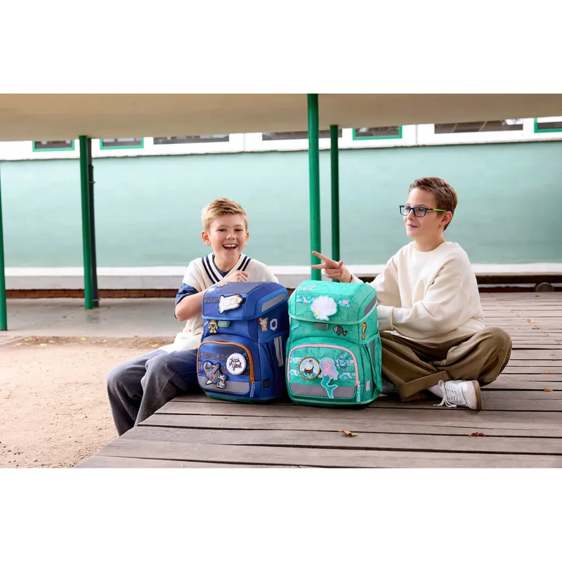 Lässig Lässig Schulranzen-Set Light Unique 6-tlg., Tuerkis, – Produktbild 1 von 3