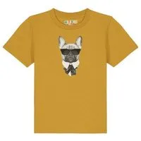 watabout kids watabout.kids T-Shirt Kinder Ein fescher Hund, Ochre, – Produktbild 1 von 1