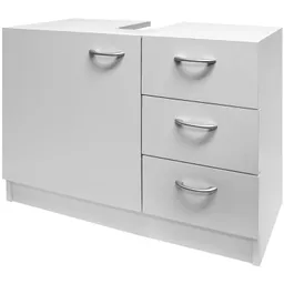 Casaria® Waschbeckenunterschrank Neapel Weiß 63x54x30cm – Produktbild 1 von 1