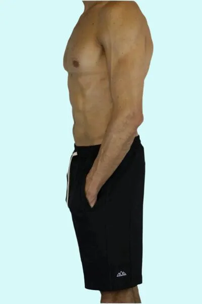 M23 M23 Herren Shorts aus Bio-Baumwolle, Modell "Zane", Black, – Produktbild 3 von 4