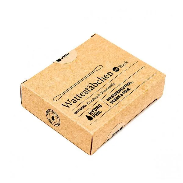 Hydrophil Hydrophil Bambus Wattestäbchen 10 x 100 Stk. – Produktbild 4 von 4