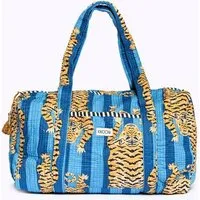 KIKOONI KIKOONI handgefertigte große Baumwolltasche "K. Shopper", Poppy tiger ocean, – Produktbild 1 von 1