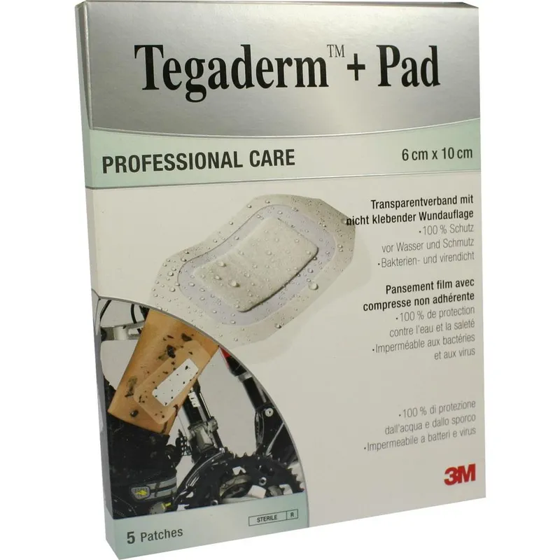 Solventum Germany TEGADERM 3M Plus Pad 6x10 cm Fertigverb.3584NP 5 St Verband – Produktbild 1 von 1