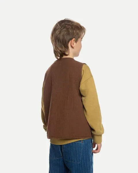 MATONA Matona Weste | Liner Vest | aus recycelter Baumwolle, Fudge, – Produktbild 2 von 4