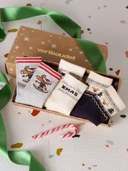 Vertbaudet 3er-Pack Weihnachts-Socken in Bouclé-Strick – Produktbild 1 von 1