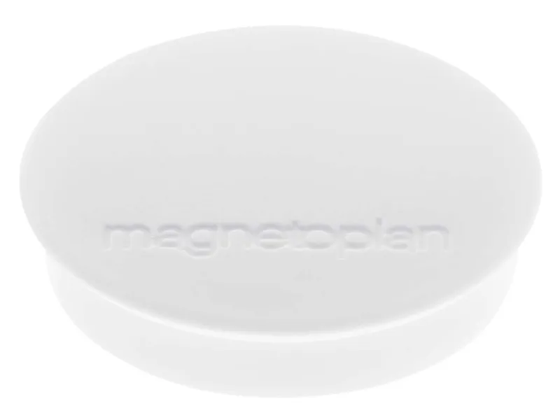 magnetoplan 10 magnetoplan Magnete 'Discofix standard' weiß – Produktbild 1 von 2