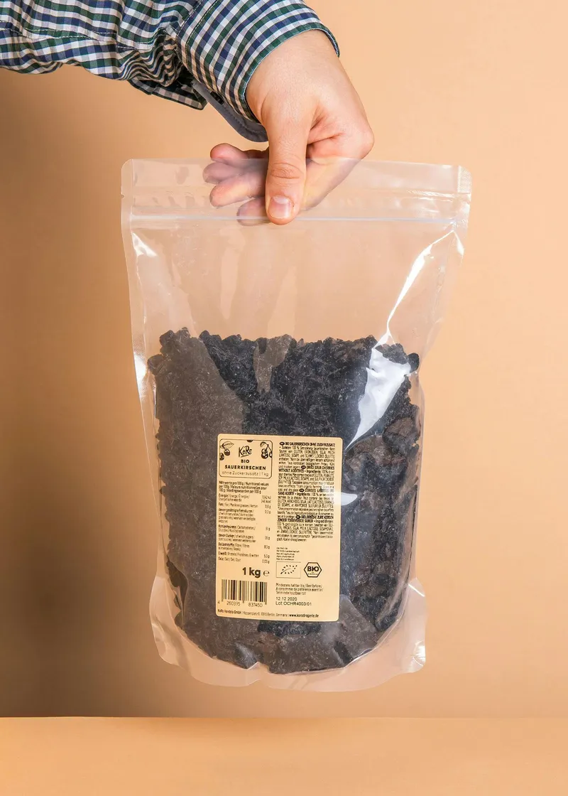 KoRo Bio Sauerkirschen ohne Zuckerzusatz 1 kg – Produktbild 5 von 5