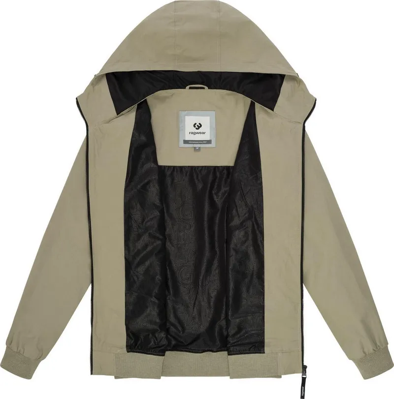 ragwear ragwear Outdoorjacke Tyller Leichte Übergangsjacke mit Kapuze, Grün, – Produktbild 1 von 4