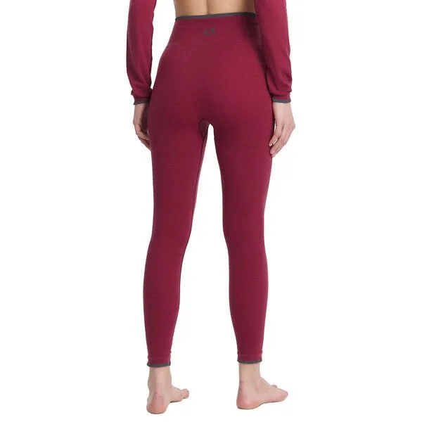 Woolona Woolona Merino Tights - BIANCA - Nahtlos, Pflaume, – Produktbild 3 von 4