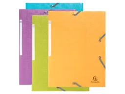 Exacompta 24 Exacompta Sammelmappen "Pop'N Co", DIN A4, Gummizug, 3 Klappen, sortiert – Produktbild 1 von 1