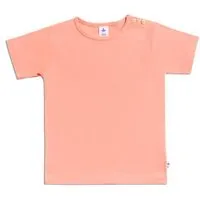 Leela Cotton Baby Kinder Kurzarmshirt Bio-Baumwolle T-shirt "Leela Cotton", Aprikose, – Produktbild 1 von 1