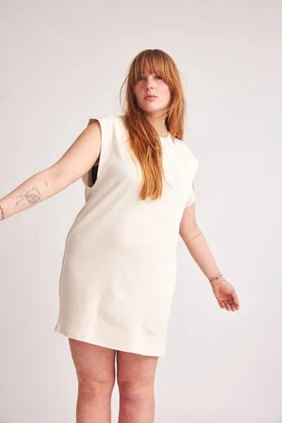 Baìge the Label Baìge the Label Minikleid Belinda, Natur, – Produktbild 3 von 4