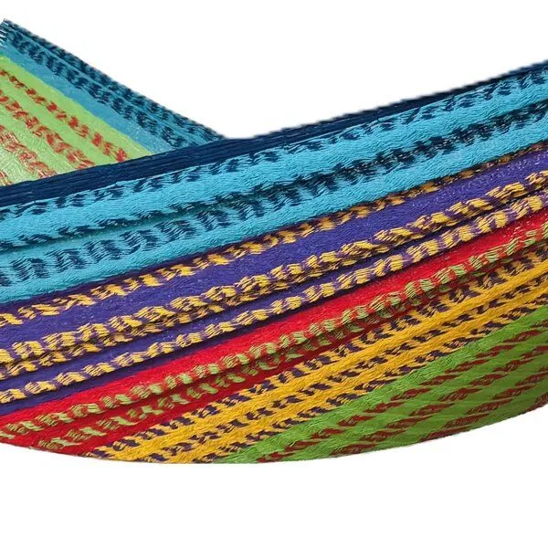 MacaMex MacaMex Solea Netzhängematte XL Baumwolle, Tropical (bunt), – Produktbild 1 von 2