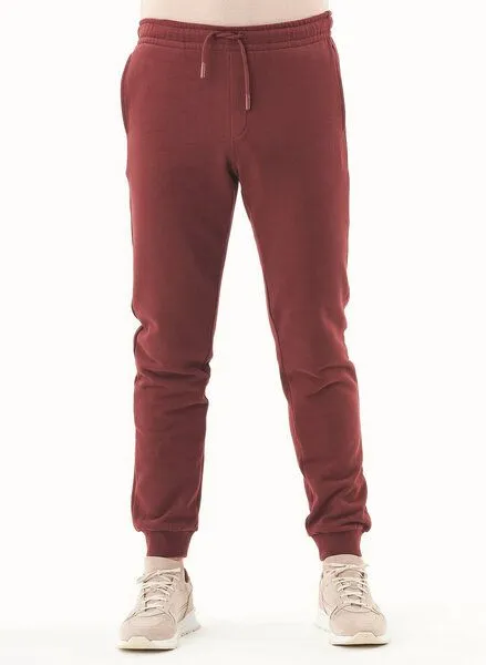 ORGANICATION ORGANICATION ESSENTIALS-PEENO- Soft Touch Sweathose aus Bio-Baumwolle, Rot(bordeaux), – Produktbild 1 von 3