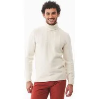 ORGANICATION ORGANICATION Rollkragenpullover aus Bio-Baumwolle, Off white, – Produktbild 1 von 1