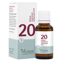Biochemie Pflüger Schüßler-Salze Biochemie Pflüger 20 Kalium Alumin.sulf. 12 Gl. – Produktbild 1 von 1
