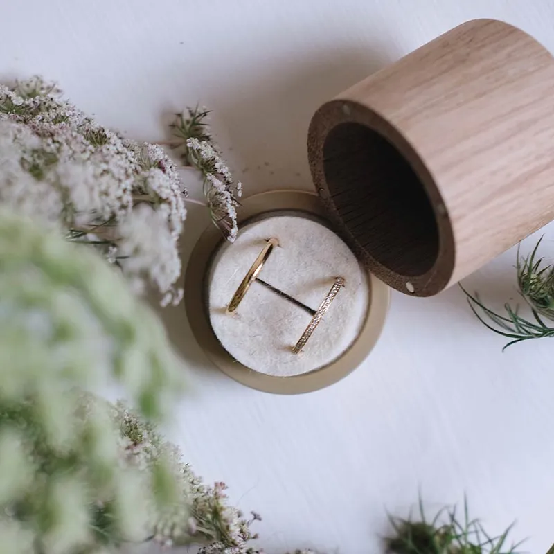 Maren Jewellery Ringbox für Verlobungsring und Eheringe aus Holz – Produktbild 1 von 1