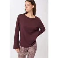 mandala Mandala Halfmoon Longsleeve, Ruby (rot), – Produktbild 1 von 1