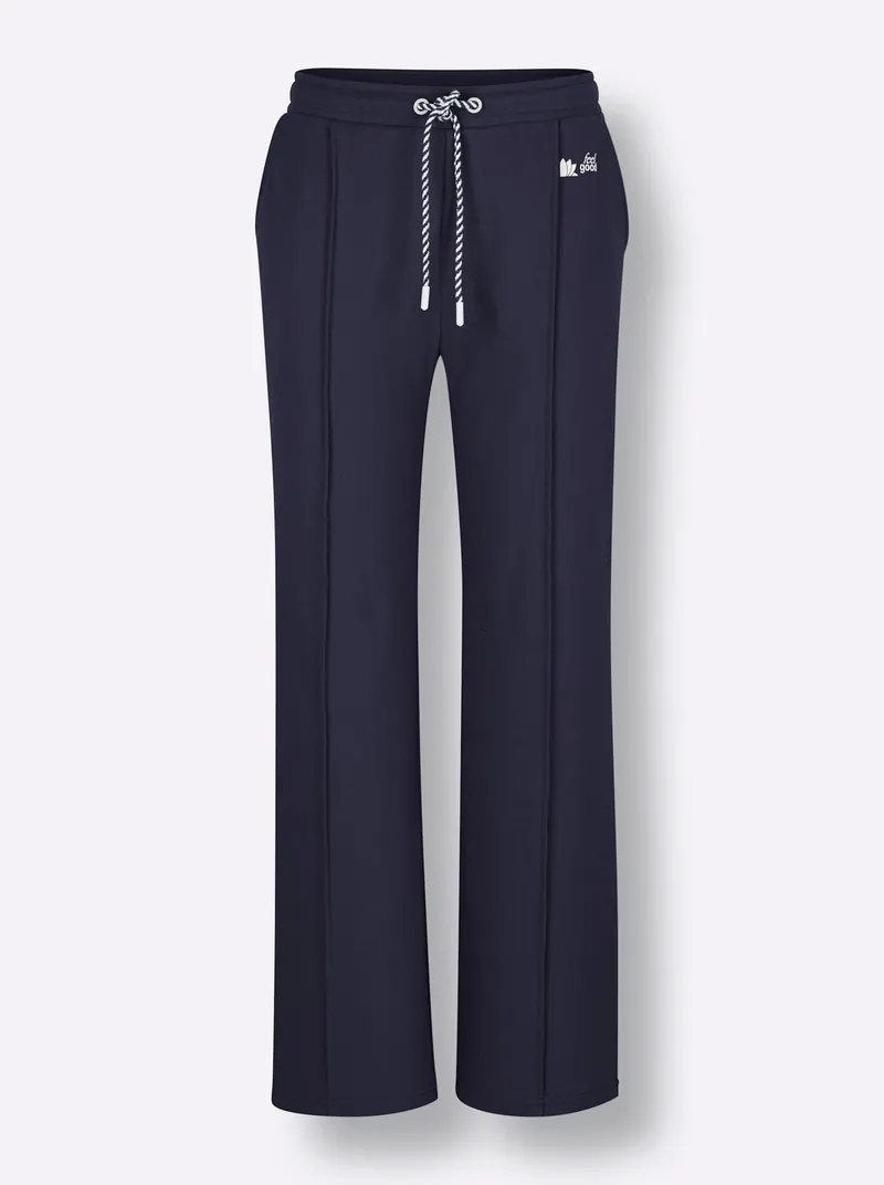 feel good Dehnbund-Hose, Marine-weiß, – Produktbild 2 von 2