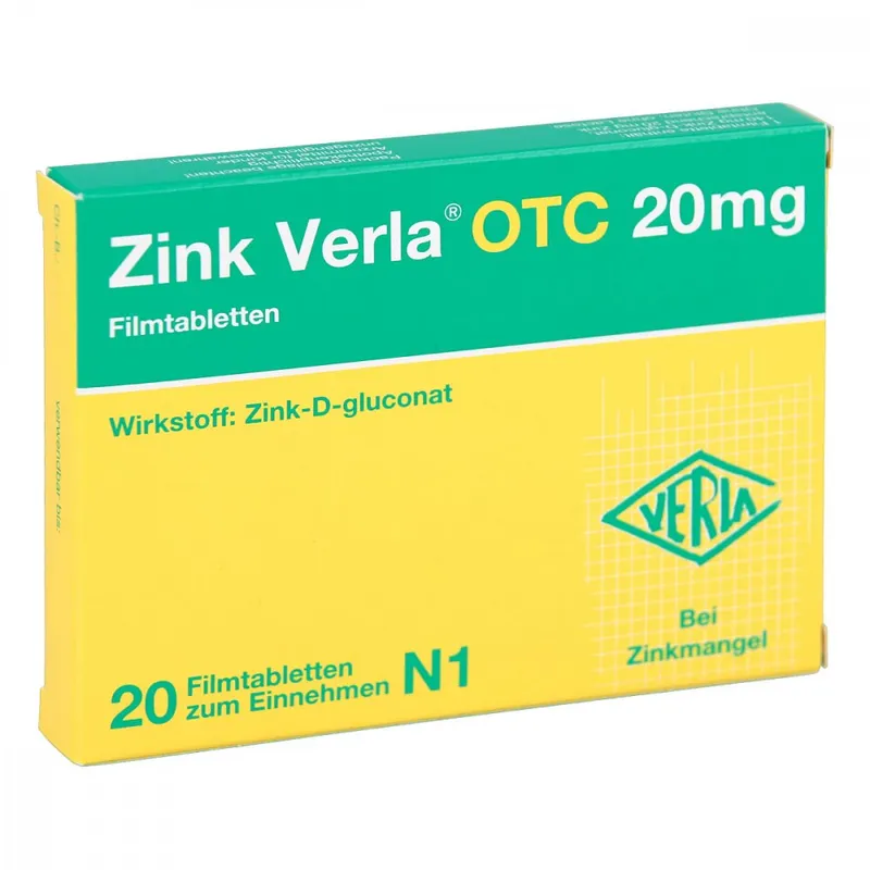 Zink Verla Zink Verla OTC 20mg – Produktbild 1 von 1